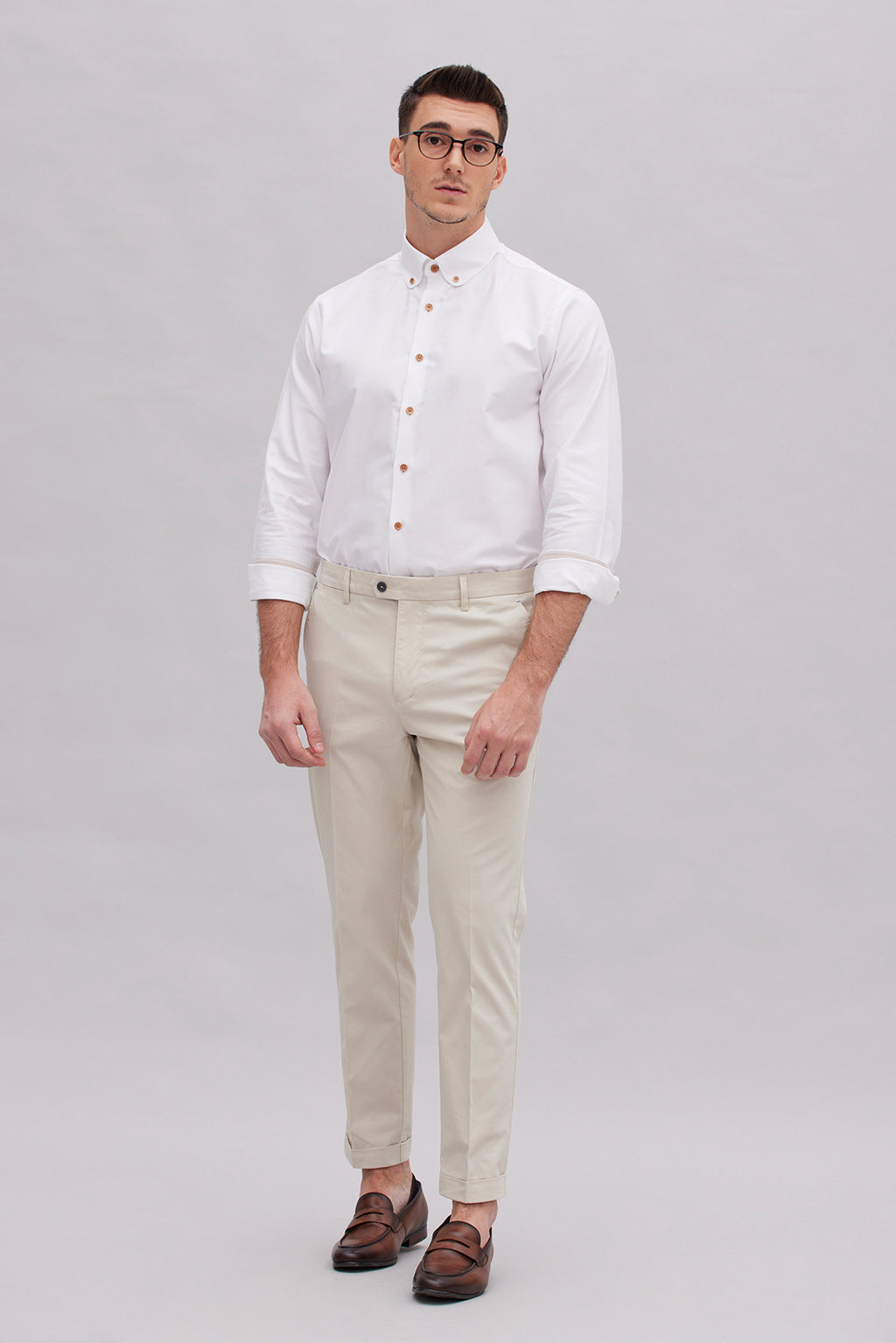 Modern Fit White Shirt - Benjamin's Menswear