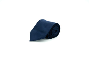 Clarence Wide Navy Micro Stripes Silk Tie